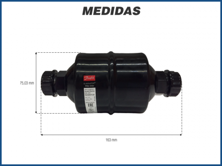 Filtros e Válvulas FILTRO SECADOR - DANFOSS DML165 FS Imagem 2