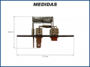 Elétricos RESISTÊNCIA DA CAIXA EVAPORADORA CAMINHÃO VOLVO 24V Imagem Miniatura 3