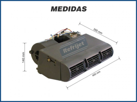 Caixas Evaporadoras CAIXA EVAPORADORA UNIVERSAL 24V 400X350X140 MM 3 SAÍDAS Imagem 1