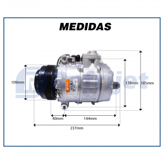 Compressores COMPRESSOR 7SBU16C 110MM PV5 BMW SERIE E/328I /528I/ 540I Imagem 6