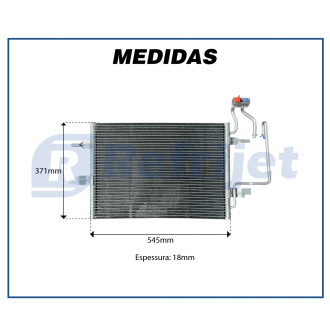 Condensadores CONDENSADOR CHEVROLET MERIVA Imagem 5