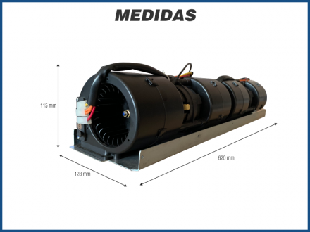 Motores MOTOR CAIXA A/C - CASE 8940 / 2388 / 2399 / MASSEY FERGUSON 12V Imagem 5