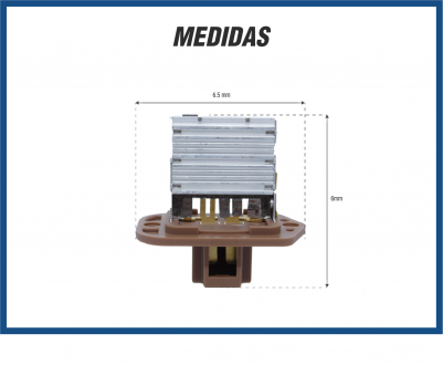 Elétricos RESISTÊNCIA DA CAIXA EVAPORADORA TRAZEIRA HYUNDAI SANTA FÉ Imagem 2