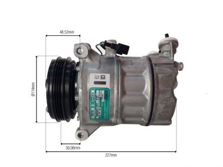 Compressores COMPRESSOR SANDEN VOLVO S60 / S80 / V60 / V70 / XC60 / XC70  - PXC16 1681E Imagem 3