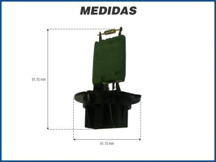 Elétricos RESISTÊNCIA CAIXA EVAPORADORA - PEUGEOT 206 / 307 CITROEN PICASSO / C3 Imagem 2