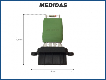 Elétricos RESISTÊNCIA  RENAULT LOGAN SANDERO / DUSTER OEM-6001552013 Imagem 2