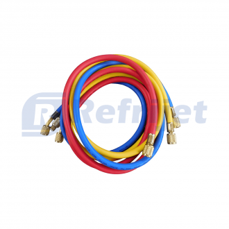 Gases e Ferramentas MANOMETRO COM MANGUEIRAS 1,5M - R-134A Imagem 4
