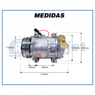 Compressores COMPRESSOR SD7V16 - FIAT DUCATO Imagem 5