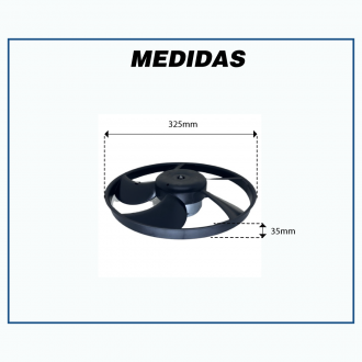 Eletroventiladores ELETROVENTILADOR DO RADIADOR CHEVROLET CELTA/PRISMA 2007> OEM-93337578 Imagem 3