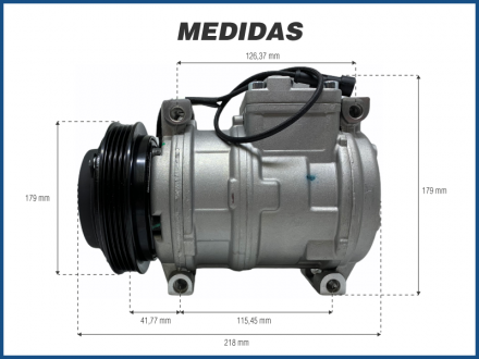 Compressores COMPRESSOR MARELLI - IVECO DAILY / STRALIS 2.8 - 1999>2006 Imagem 5