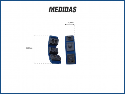 Ferramentas CASTANHA PARA CLIPADEIRA 12# VERDE  REDUZIDA Imagem 2