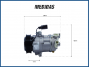 Compressores COMPRESSOR MAHLE - VOLKSWAGEN UP / GOL G7 / FOX - MOTOR 3 CIL  2014/2022 Imagem Miniatura 5