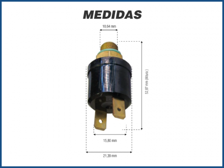 Elétricos PRESSOSTATO BAIXA - VOLKSWAGEN SANTANA - 2 PINOS Imagem 1