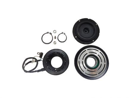 Componentes KIT EMBREAGEM COMPRESSOR DENSO - 6P148 / 10P15 Polia 1A 12V - NEW HOLLAND / JOHN DEERE / BC146600-97602C Imagem 1