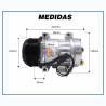 Compressores COMPRESSOR AA7H15AA 6020 MAQUINA TRATOR FARMALL 12 VOLTS OEM-87709773 Imagem Miniatura 5