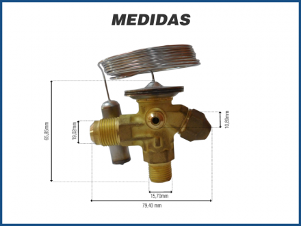 Filtros e Válvulas VÁLVULA EXPANSÃO DANFOSS TN21,5M R Imagem 3