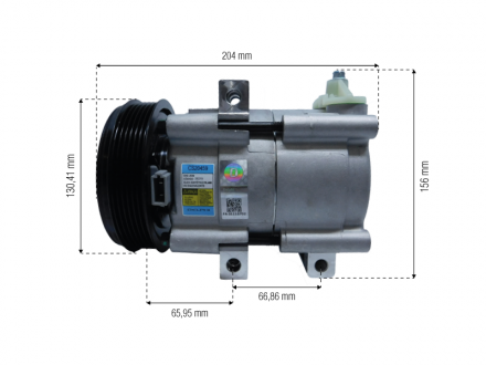 Compressores COMPRESSOR DELPHI - FORD F250 DIESEL MOTOR MWM / EFI  1998>2002 Imagem 4