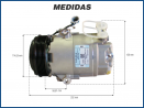 Compressores COMPRESSOR DELPHI - CHEVROLET ASTRA - 2002>2009 / VECTRA - 2006>2012 Imagem Miniatura 4