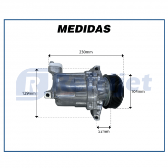 Compressores COMPRESSOR RENAULT FLUENCE / NISSAN MARCH / TIIDA Imagem 8