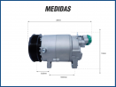 Compressores COMPRESSOR MAHLE ACP209 GOLF 1.6 BORA / NEW BEETLE / AUDI A3 - 1.8 - 2.0 - 1999>2014 (SENTIDO HORÁRIO) Imagem Miniatura 4