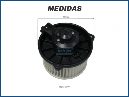 Motores MOTOR COM TURBINA CAIXA EVAPORADORA - HONDA CIVIC / ACCORD - 1992>2000 Imagem 2