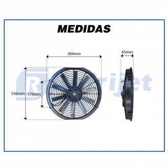 Eletroventiladores ELETROVENTILADOR 24V 14 SOPRANTE Imagem 4