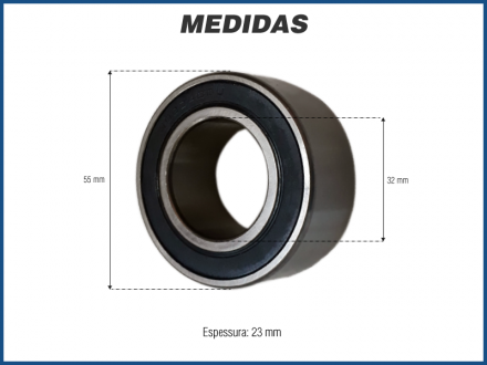 Componentes ROLAMENTO DO COMPRESSOR FIAT PALIO FIRE Imagem 1