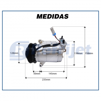 Compressores COMPRESSOR CHEVROLET CRUZE Imagem 7