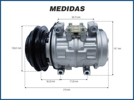 Compressores COMPRESSOR MITSUBISHI L200 TRITON 10P15 Imagem 5