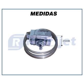 Elétricos TERMOSTATO ROTATIVO BULBO LONGO RC 33667-2 Imagem 4