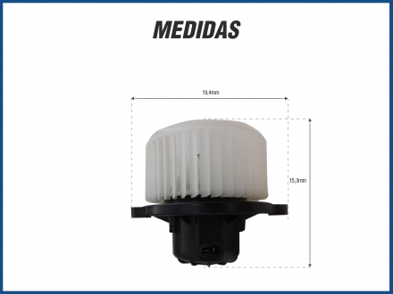 Motores MOTOR PARA CAIXA AC - HYUNDAI HB20 / IX35 Imagem 2