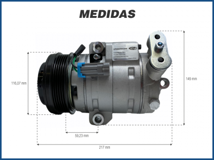 Compressores COMPRESSOR MARELLI - CHEVROLET COBALT 1.4 - 2012>2016 Imagem 5