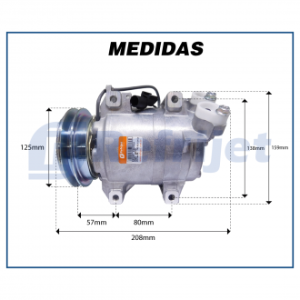 Compressores COMPRESSOR L200 TRITON 3.2 / PAJERO 2008/2014 Imagem 7