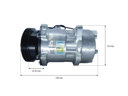 Compressores COMPRESSOR DELPHI - FIAT DUCATO / CITROEN JUMPER / PEUGEOT BOXER 2.8  2006>2017 Imagem 4