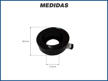 Componentes BOBINA COMPRESSOR DELPHI CVC PEUGEOT 206 / CITROEN C3 200 Imagem 1