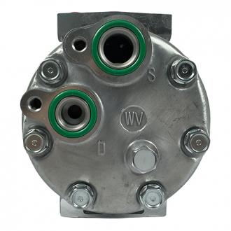 Compressores COMPRESSOR SANDEN REFRIJET 7H15 FLEX (8044) 8PK 132MM 24V 4 FUROS PASSANTES R134A CAMINHÃO VOLVO Imagem 5