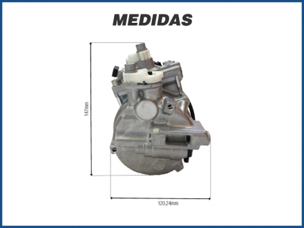 Compressores COMPRESSOR SANDEN MERCEDES-BENZ CLASSE C 2.0 2013 - PXC14 1787 Imagem 5