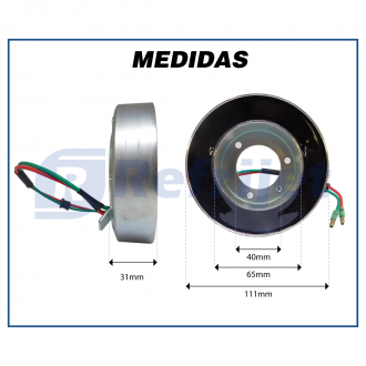 Componentes CAMPO MAGNETICO SELTEC TM-21 24V (BOBINA) Imagem 3