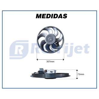 Eletroventiladores ELETROVENTILADOR AUXILIAR CHEVROLET ASTRA 2001>2008 TODOS VECTRA 2006>2008 ZAFIRA TODOS OEM-24431829 Imagem 5