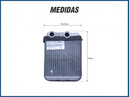 Evaporadores AQUECEDOR MAHLE - RENAULT LOGAN/SANDERO 1.0/1.6 2008/2016 Imagem 2