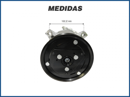 Compressores COMPRESSOR DELPHI - CHEVROLET CORSA V5 1.0 / 1.4 / 1.6 - 1994>1998 Imagem 5