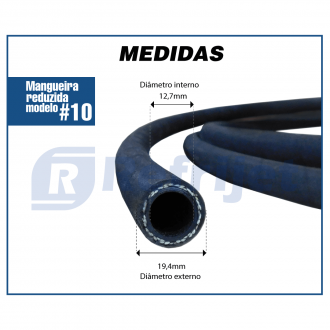 Mangueiras MANGUEIRA REDUZIDA GOODYEAR #10  SUCCAO R-12/134A Imagem 2