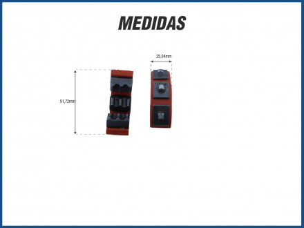 Ferramentas CASTANHA PARA CLIPADEIRA 10 # LARANJA Imagem 2