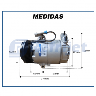 Compressores COMPRESSOR ZAFIRA  01/12 2.0 Imagem 8