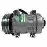 Compressores COMPRESSOR SANDEN REFRIJET 7H15 FLEX (4419) 2A 125MM 12V 4 FUROS PASSANTE R134A Imagem Miniatura 0