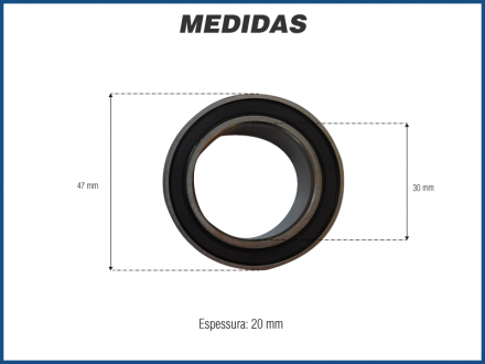 Componentes ROLAMENTO DO COMPRESSOR FIAT PALIO FIRE Imagem 1