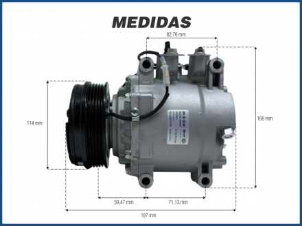 Compressores COMPRESSOR BEHR HONDA FIT 1.4 TRSA09 - 2003>2008 Imagem 5