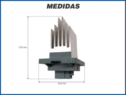 Elétricos RESISTÊNCIA CAIXA EVAPORADORA - HYUNDAI I30 Imagem 2