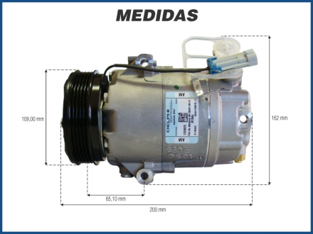 Compressores COMPRESSOR DELPHI - CHEVROLET AGILE / MONTANA - 1.4 - 2010>2015 Imagem 4