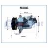 Compressores COMPRESSOR PEUGEOT EXPERT 1.6 2018>2021 / 3008 2018>2020 / FIAT SCUDO 2023> Imagem Miniatura 6